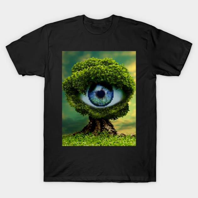 The eye of Tree T-Shirt by Astroidworld